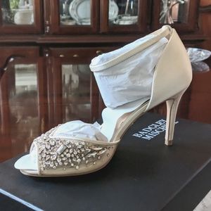 New Badgley Mischka Rhinestone Heels